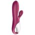 Satisfyer Hot Bunny - έξυπνος θερμαινόμενος δονούμενος δονητής (κόκκινο)