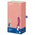 Satisfyer Heated Thrill - δονητής με θέρμανση με έλεγχο μέσω εφαρμογής (κόκκινος)