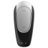 Satisfyer Double Fun - έξυπνος, αδιάβροχος δονητής για ζευγάρια (μαύρο)