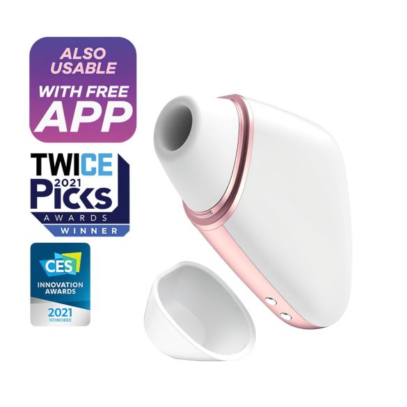 Satisfyer Love Triangle - Έξυπνος κλειτοριδικός διεγέρτης με κύματα αέρα (λευκό)
