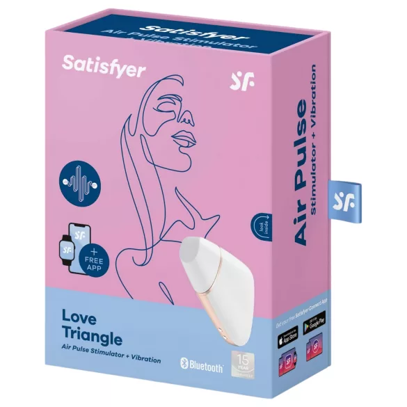Satisfyer Love Triangle - γυναικείο έξυπνο διεγερτικό κλειτορίδας με αέρα