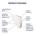 Satisfyer Love Triangle - Έξυπνος κλειτοριδικός διεγέρτης με κύματα αέρα (λευκό)