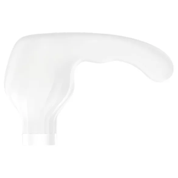 Satisfyer Double Wand-er - έξυπνο μασάζ δονητής - λευκό