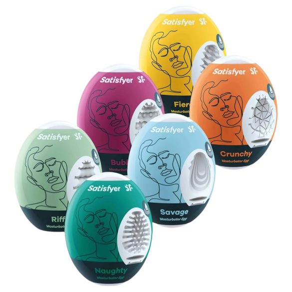 Satisfyer - αυγό αυνανιστής σετ 6 τεμαχίων - άνδρας