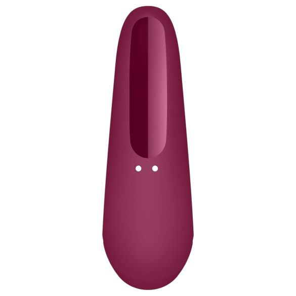 Satisfyer Curvy 1+ - έξυπνος κλειτοριδικός διεγέρτης με κύματα αέρα - κόκκινο