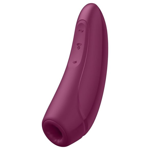 Satisfyer Curvy 1+ - έξυπνος κλειτοριδικός διεγέρτης με κύματα αέρα - κόκκινο