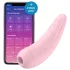 Satisfyer Curvy 2+ - γυναικείο κλειτοριδικό ερεθιστής με κύματα αέρα - ροζ