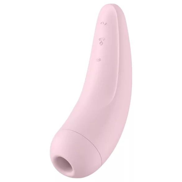 Satisfyer Curvy 2+ - γυναικείο κλειτοριδικό ερεθιστής με κύματα αέρα - ροζ