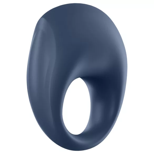 Satisfyer Strong One - δαχτυλίδι πέους με δόνηση, ελεγχόμενο μέσω εφαρμογής, για άνδρες (μπλε)