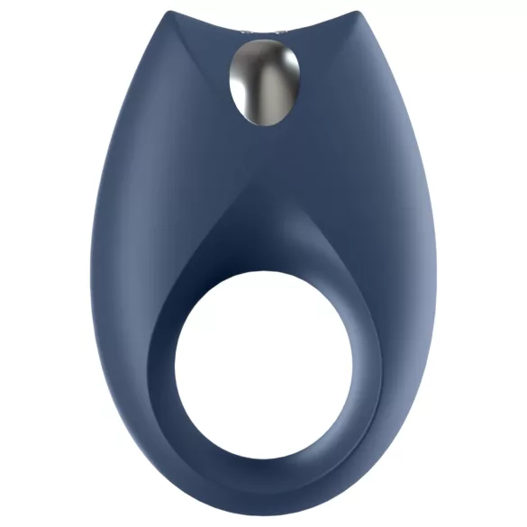 Satisfyer Royal One - Δαχτυλίδι πέους με δόνηση με έλεγχο μέσω εφαρμογής, για άνδρες (μπλε)
