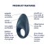 Satisfyer Mighty One - Έξυπνο Δαχτυλίδι Δόνησης (Μπλε)