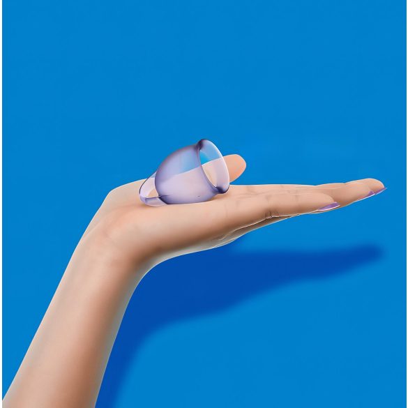 Satisfyer Feel Confident - σετ κυπελλάκια περιόδου - σιλικόνη - μωβ