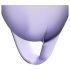 Satisfyer Feel Confident - σετ εμμηνορρυσιακού κυπέλλου (μοβ)