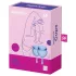 Satisfyer Feel Good - σετ σιλικόνης κυπέλλων περιόδου (μπλε, 2 τεμ.)