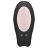 Satisfyer Double Joy - Έξυπνος Αδιάβροχος Δονητής για Ζευγάρια (Μαύρο)