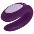 Satisfyer Double Joy – έξυπνος, αδιάβροχος δονητής για ζευγάρια (μωβ)