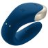Satisfyer Double Love - έξυπνος δονητής ζευγαριών (μπλε)