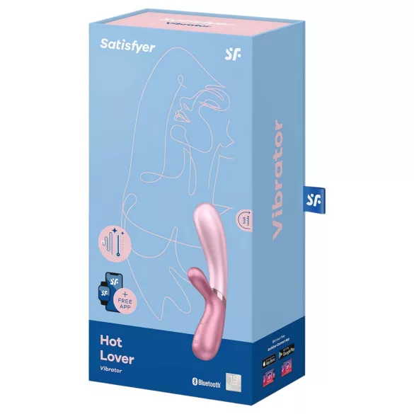 Satisfyer Hot Lover - έξυπνος δονητής - ροζ