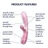 Satisfyer Hot Lover - έξυπνος δονητής (ροζ)