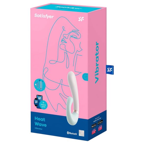 Satisfyer Heat Wave - έξυπνος, θερμαινόμενος δονητής με βραχίονα (μέντα)