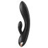 Satisfyer Double Flex - Δονητής με βραχίονα κλειτορίδας με έλεγχο μέσω εφαρμογής (μαύρος)
