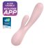 Satisfyer Mono Flex - Έξυπνος αδιάβροχος δονητής (ροζ)