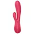 Satisfyer Mono Flex - δονητής rabbit αδιάβροχος με εφαρμογή - κόκκινο