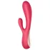 Satisfyer Mono Flex - δονητής rabbit αδιάβροχος με εφαρμογή - κόκκινο