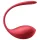 Satisfyer Shiny Petal - δονούμενο αυγό με τηλεχειριστήριο - κόκκινο