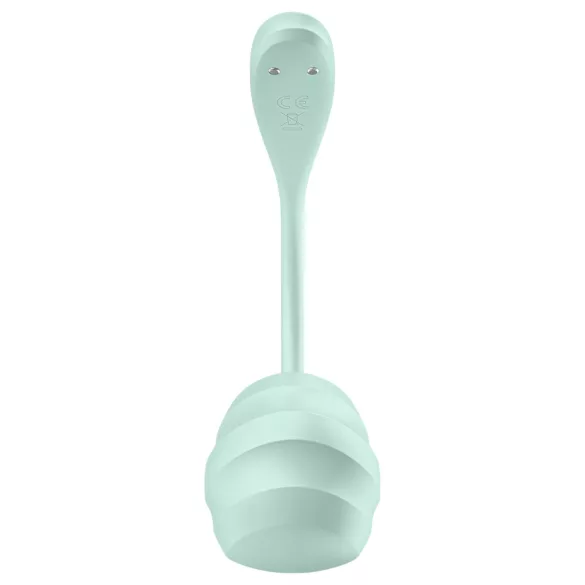 Satisfyer Smooth Petal - Δονητικό αυγό με έλεγχο μέσω εφαρμογής (πράσινο)