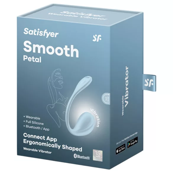 Satisfyer - έξυπνο δονητικό αυγό - τηλεχειριστήριο - μπλε