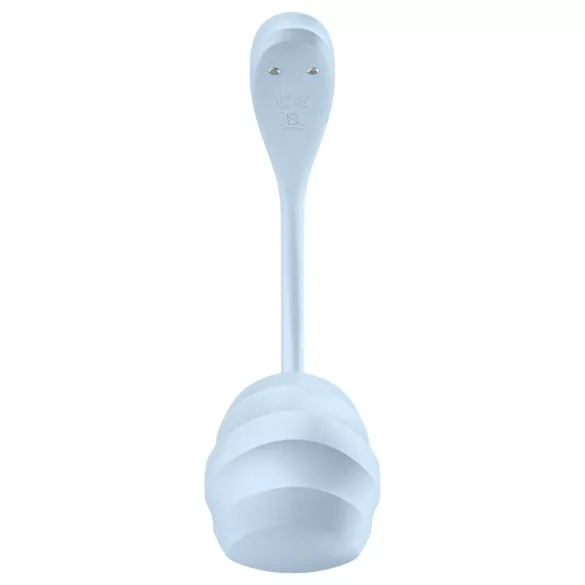 Satisfyer - έξυπνο δονητικό αυγό - τηλεχειριστήριο - μπλε