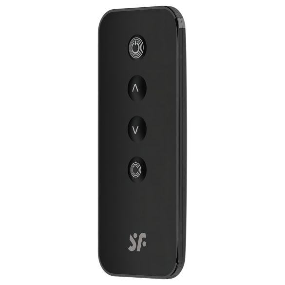 Satisfyer - ασύρματο δονούμενο αυγό - ραβδωτή υφή - μαύρο