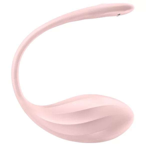 Satisfyer Ribbed Petal - ασύρματο δονούμενο αυγό - ροζ