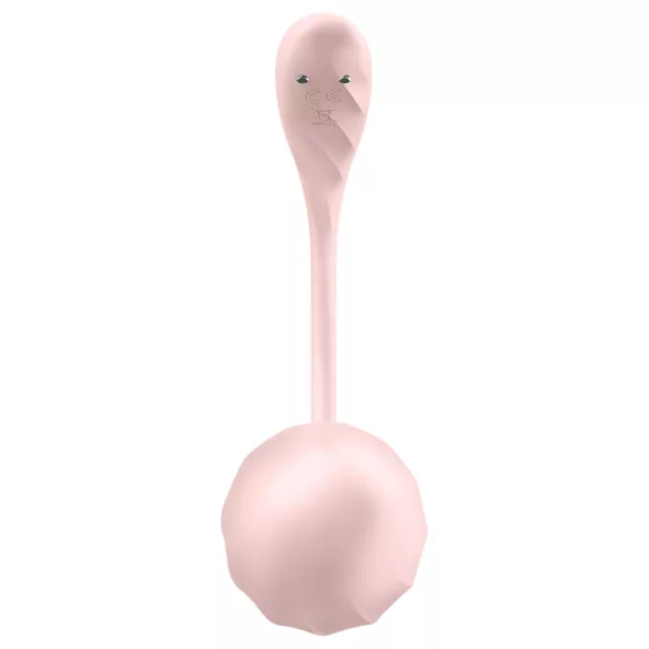 Satisfyer Ribbed Petal - ασύρματο δονούμενο αυγό - ροζ