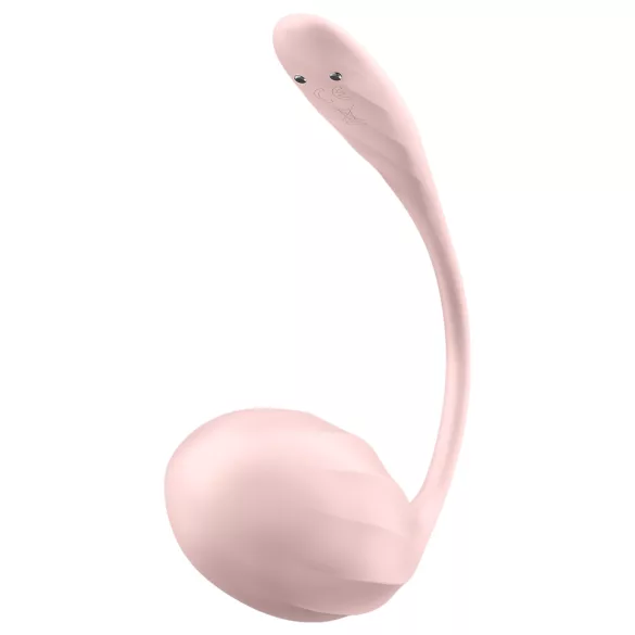 Satisfyer Ribbed Petal - ασύρματο δονούμενο αυγό - ροζ