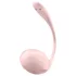 Satisfyer Ribbed Petal - ασύρματο δονούμενο αυγό - ροζ