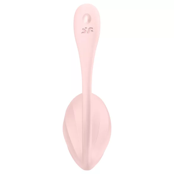 Satisfyer Ribbed Petal - ασύρματο δονούμενο αυγό - ροζ