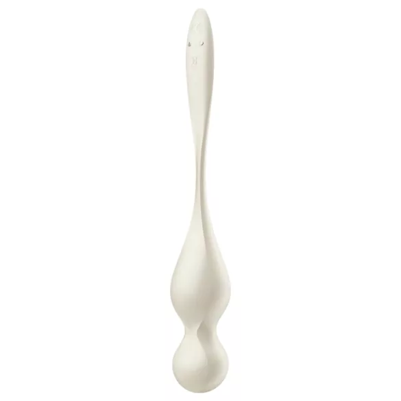 Satisfyer Love Birds 1 - Δονητική μπάλα γκέισα με έλεγχο μέσω εφαρμογής (λευκό)