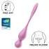 Satisfyer Love Birds 1 - Δονητική μπάλα Kegel με έλεγχο μέσω εφαρμογής (ροζ)