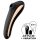 Satisfyer Dual Kiss - επαναφορτιζόμενος δονητής κολπικός και κλειτοριδικός (μαύρος)