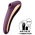Satisfyer Dual Kiss - 2σε1, κολπικός και κλειτοριδικός δονητής (μωβ)