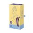 Satisfyer Dual Kiss - 2σε1, κολπικός και κλειτοριδικός δονητής (μωβ)