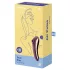 Satisfyer Dual Kiss - 2 σε 1, κολπικός και κλειτοριδικός δονητής (μοβ)