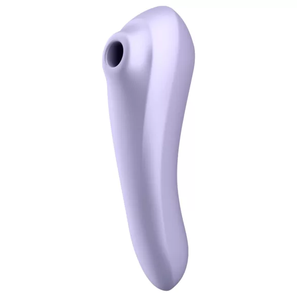 Satisfyer Dual Pleasure - δονητής 2 σε 1 με παλμούς αέρα - μωβ - bluetooth