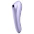 Satisfyer Διπλή Απόλαυση - έξυπνος δονητής 2σε1 με κυματισμό αέρα (μωβ)