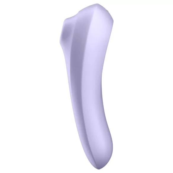 Satisfyer Dual Pleasure - δονητής 2 σε 1 με παλμούς αέρα - μωβ - bluetooth