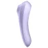 Satisfyer Dual Pleasure - δονητής 2 σε 1 με παλμούς αέρα - μωβ - bluetooth