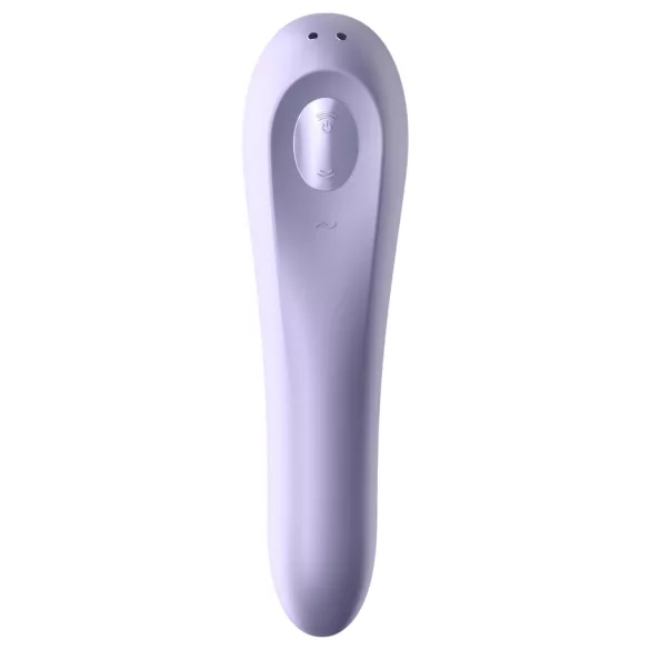 Satisfyer Dual Pleasure - δονητής 2 σε 1 με παλμούς αέρα - μωβ - bluetooth