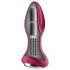 Satisfyer Rotator Plug 2 - Επαναφορτιζόμενος, κυάνιδος δονητής (κόκκινο)